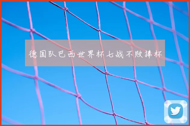 德国队巴西世界杯七战不败捧杯