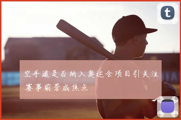 空手道是否纳入奥运会项目引关注 赛事前景成焦点